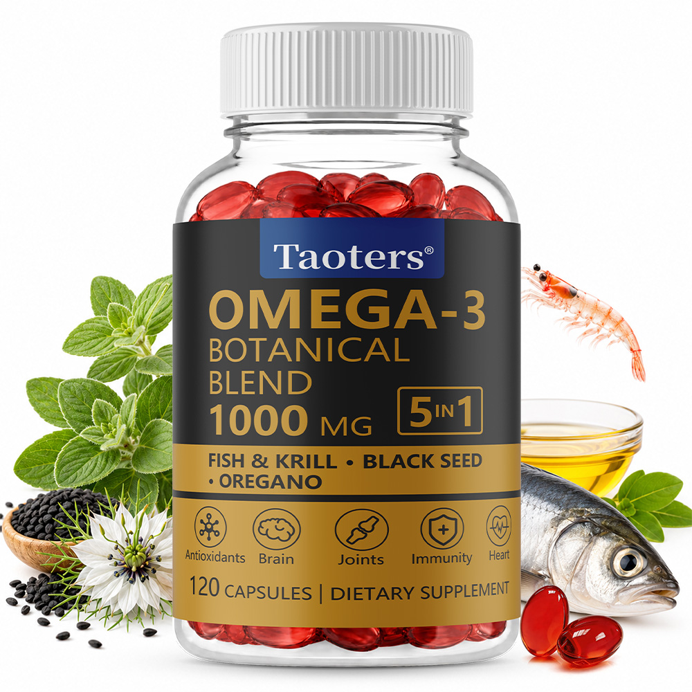 Omega 3 Fish Oil - Omega-3 Plus EPA/DHA Fish Oil, Krill