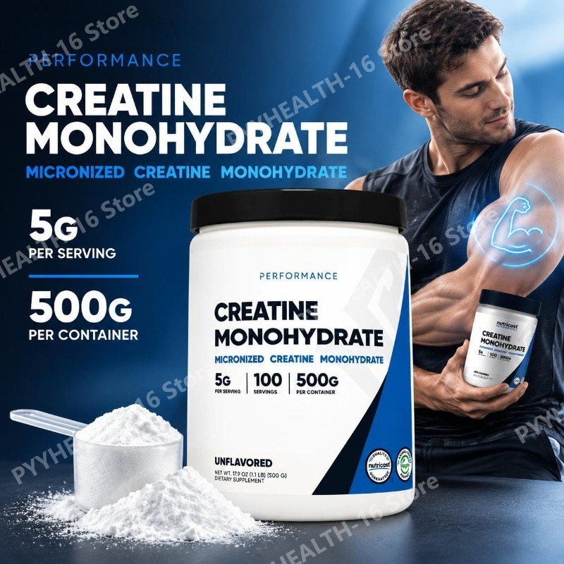 Nutrition Fitness Supplements - Creatine Monohydrate Powder 500g,Micronized Creatine Supplement,5g