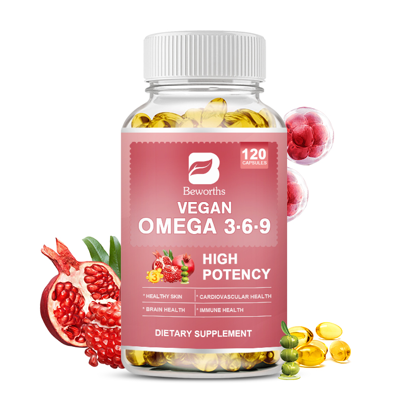 Apple Cider Vinegar Pill - BEWORTHS Omega 3，6，9 Capsules rich in