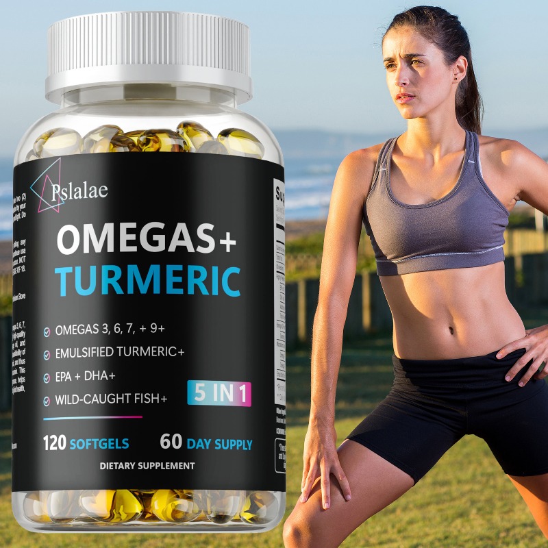 Omegas+ Turmeric Capsules - In - Turmeric Curcumin Capsule recension och pris