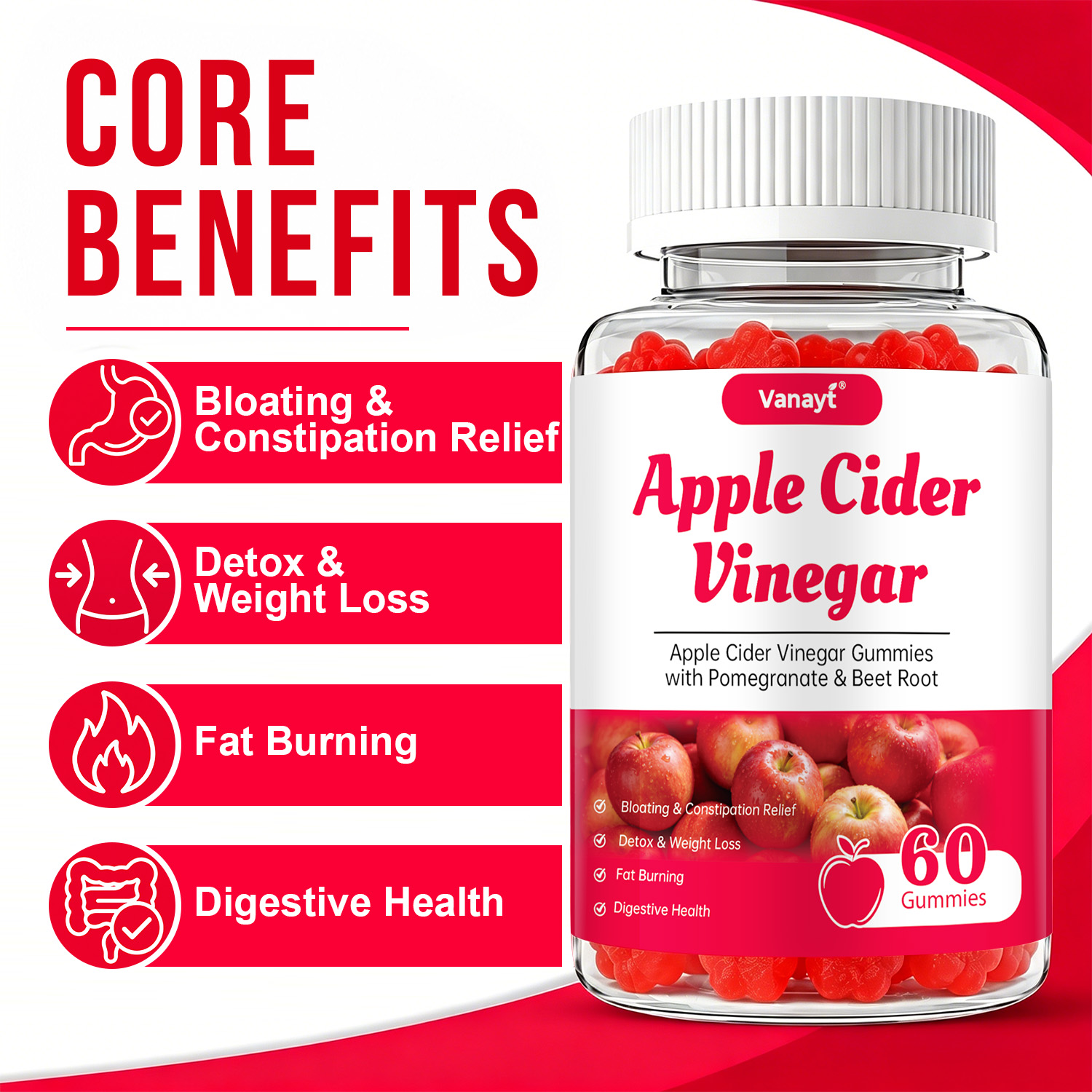 Apple Cider Vinegar Gummies wi - Apple Cider Vinegar Pill recension och pris
