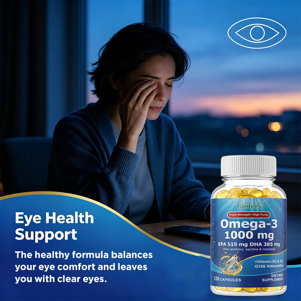 Omega-3 1000Mg with D3 K2 CoQ1 - Omega 3 Fish Oil recension och pris