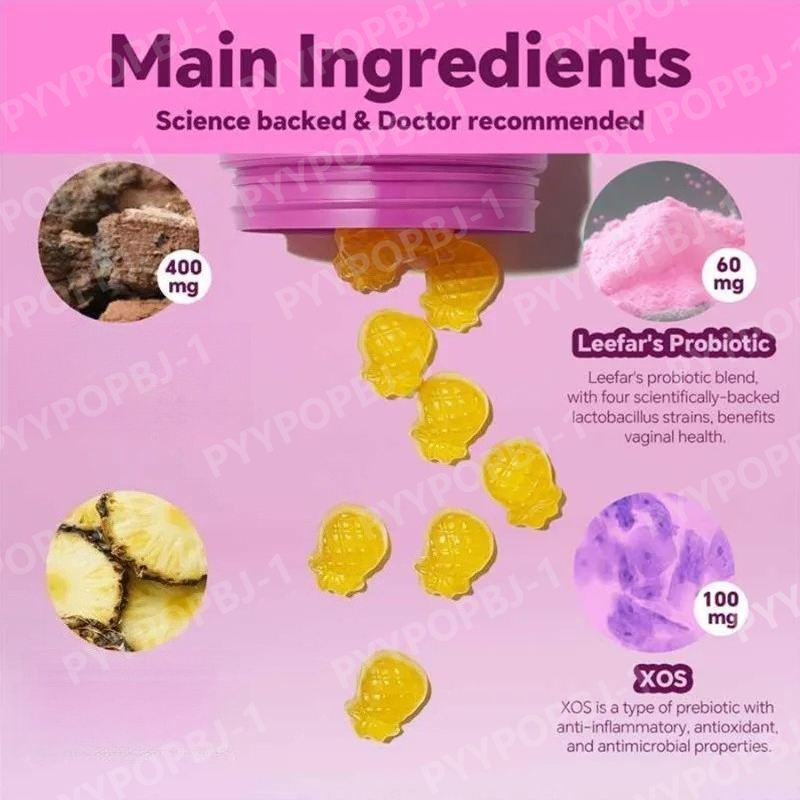 Probiotic Gummies Pineapple Fl - Apple Cider Vinegar Pill recension och pris