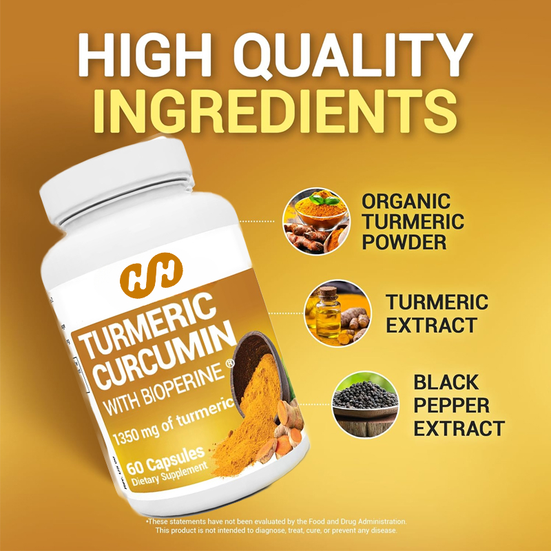 Turmeric Supplement with Black - Turmeric Curcumin Capsule recension och pris