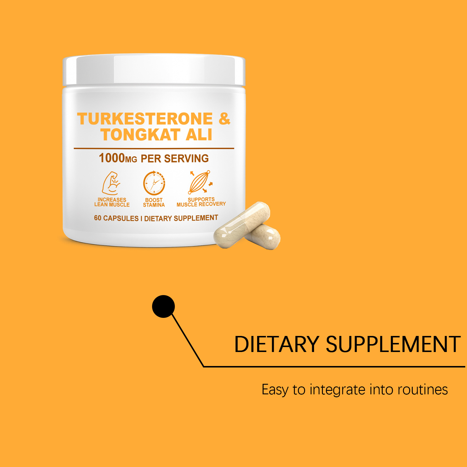 Energy Boost Capsules for Gym  - Nutrition Fitness Supplements recension och pris