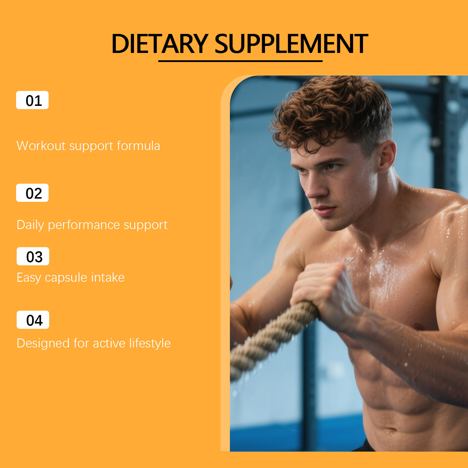 Energy Boost Capsules for Gym  - Nutrition Fitness Supplements recension och pris
