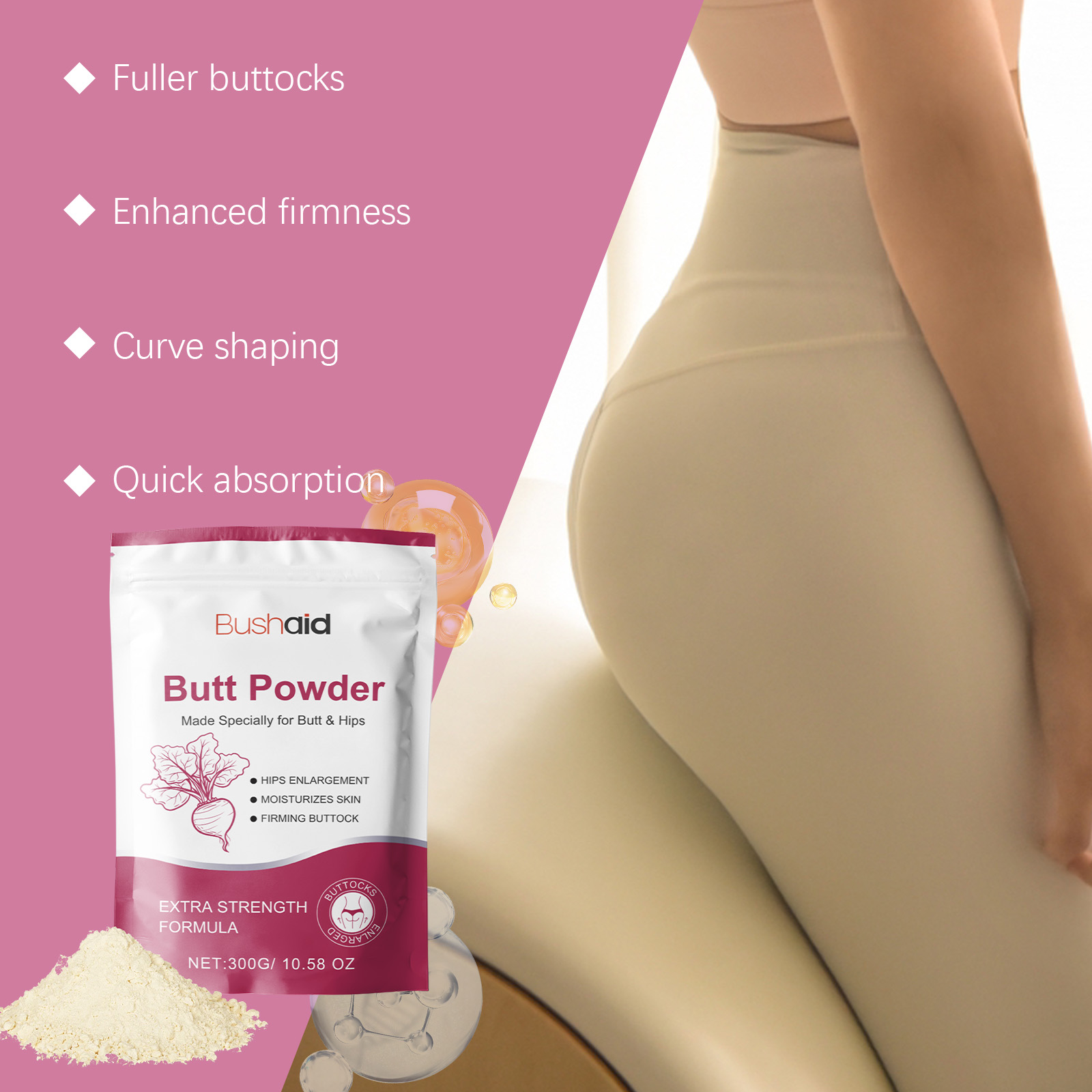 Hip Muscle Gain Protein Powder - Nutrition Fitness Supplements recension och pris