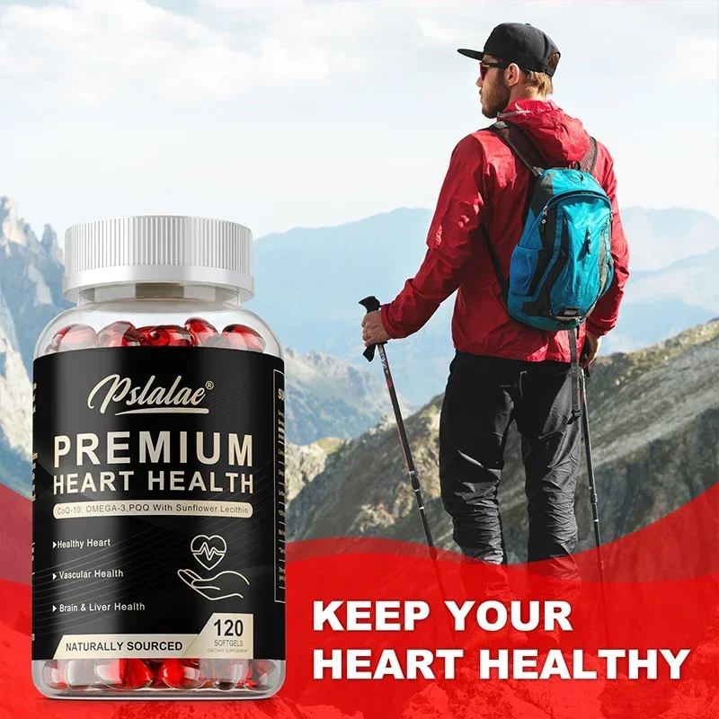 Premium Heart Health - Support - Omega 3 Fish Oil recension och pris