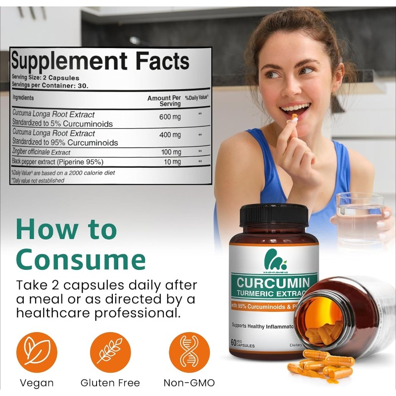 Nutrition Curcumin Turmeric Su - Turmeric Curcumin Capsule recension och pris