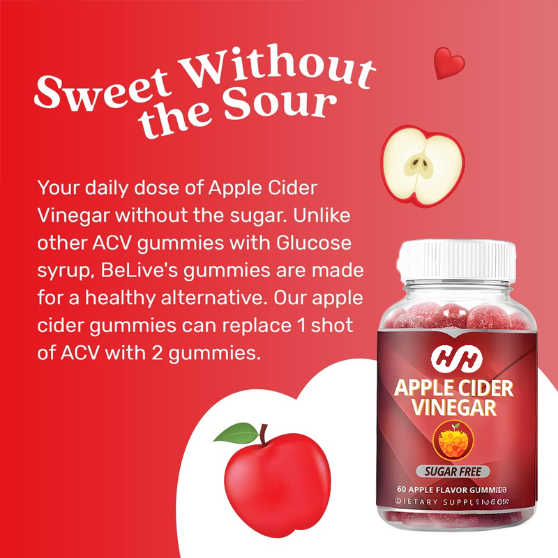 60 Apple Cider Vinegar Gummies - Apple Cider Vinegar Pill recension och pris