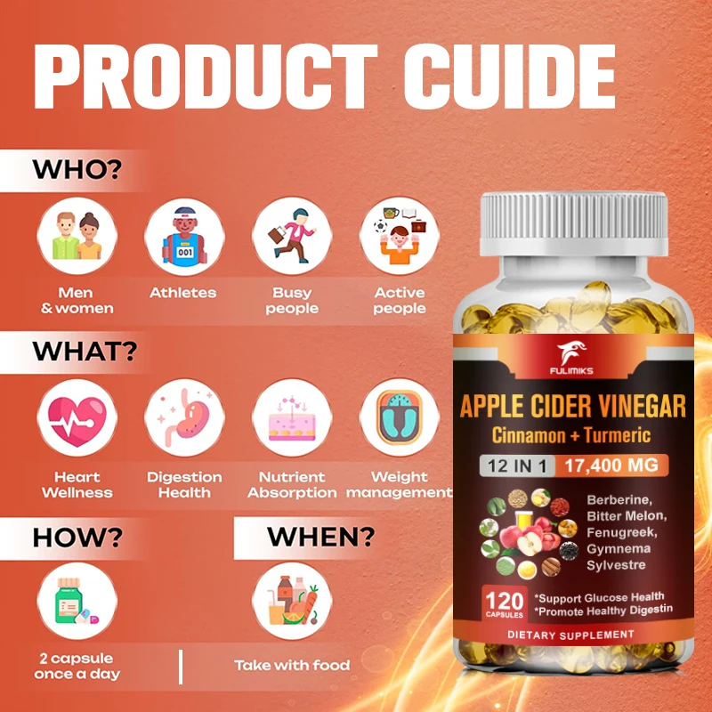 Buy 2 Get 2 Free! All-in-One A - Apple Cider Vinegar Pill recension och pris