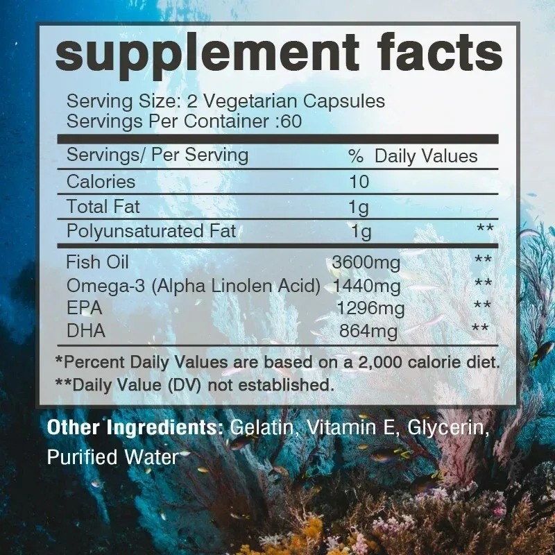 Omega-3 Fish Oil Capsules - An - Omega 3 Fish Oil recension och pris