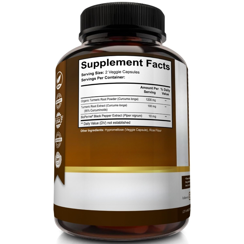 Turmeric Curcumin Supplement 1 - Turmeric Curcumin Capsule recension och pris
