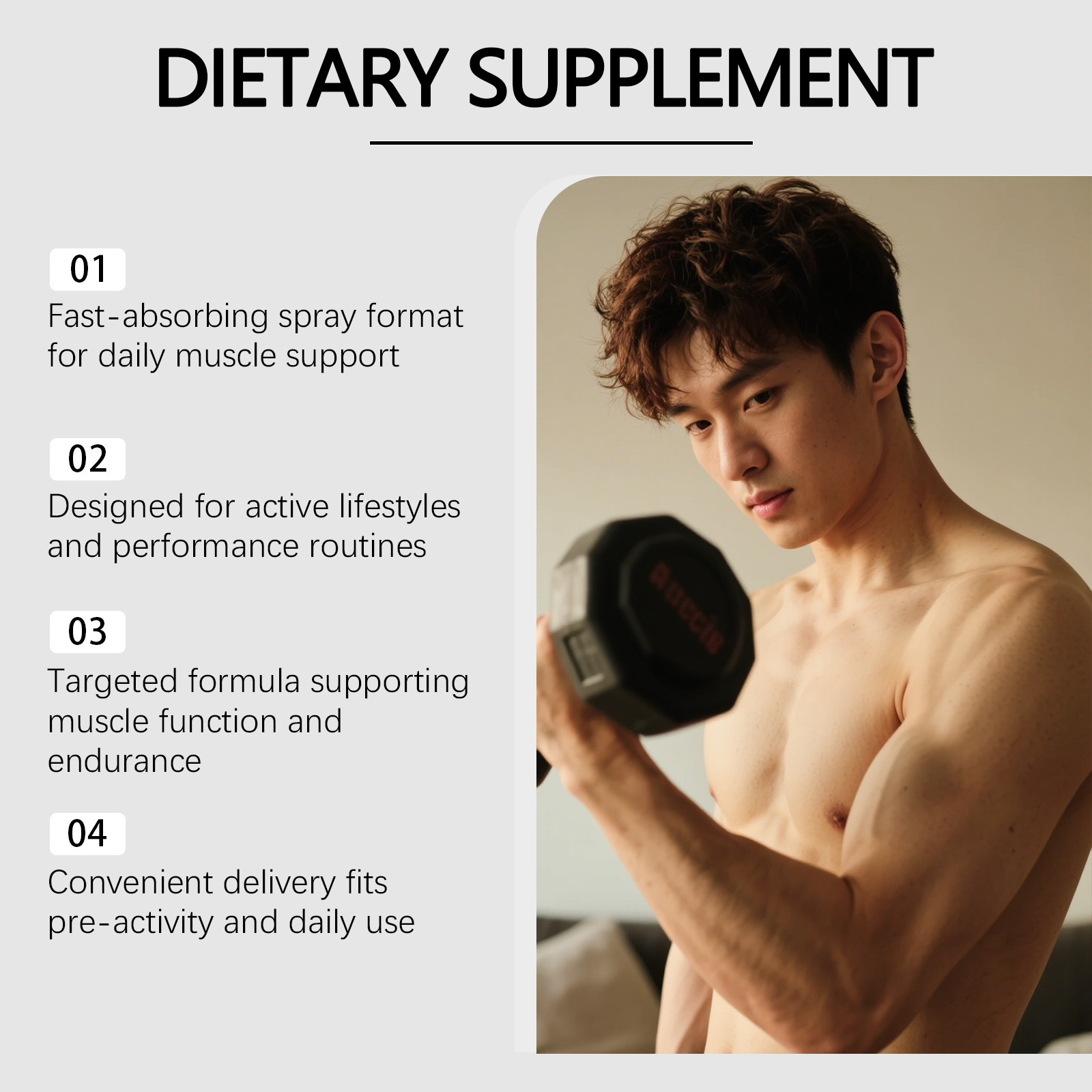 Muscle Growth Spray Enhance Ph - Nutrition Fitness Supplements recension och pris