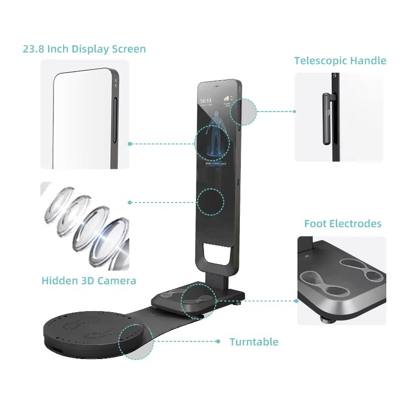 Smart Fitness Mirror Body Scan - Nutrition Fitness recension och pris