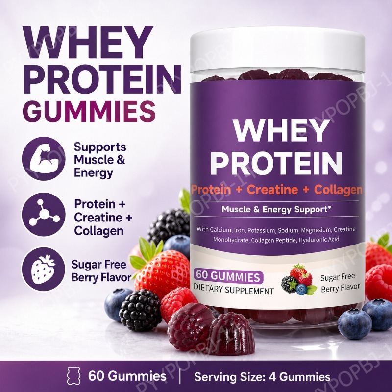 Protein Gummies with Whey Crea - Nutrition Fitness Supplements recension och pris
