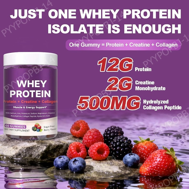 Protein Gummies with Whey Crea - Nutrition Fitness Supplements recension och pris