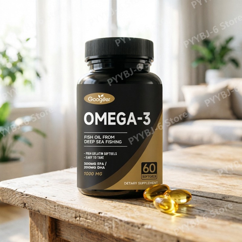 Omega-3 Fish Oil 1000mg Softge - Omega 3 Fish Oil recension och pris