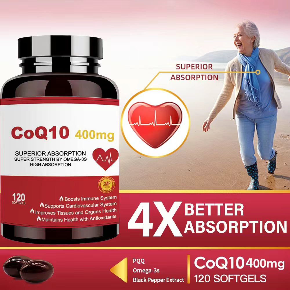 CoQ10 400mg with Omega-3, Anti - Apple Cider Vinegar Pill recension och pris