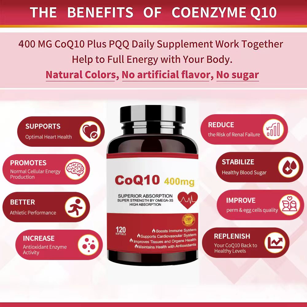 CoQ10 400mg with Omega-3, Anti - Apple Cider Vinegar Pill recension och pris