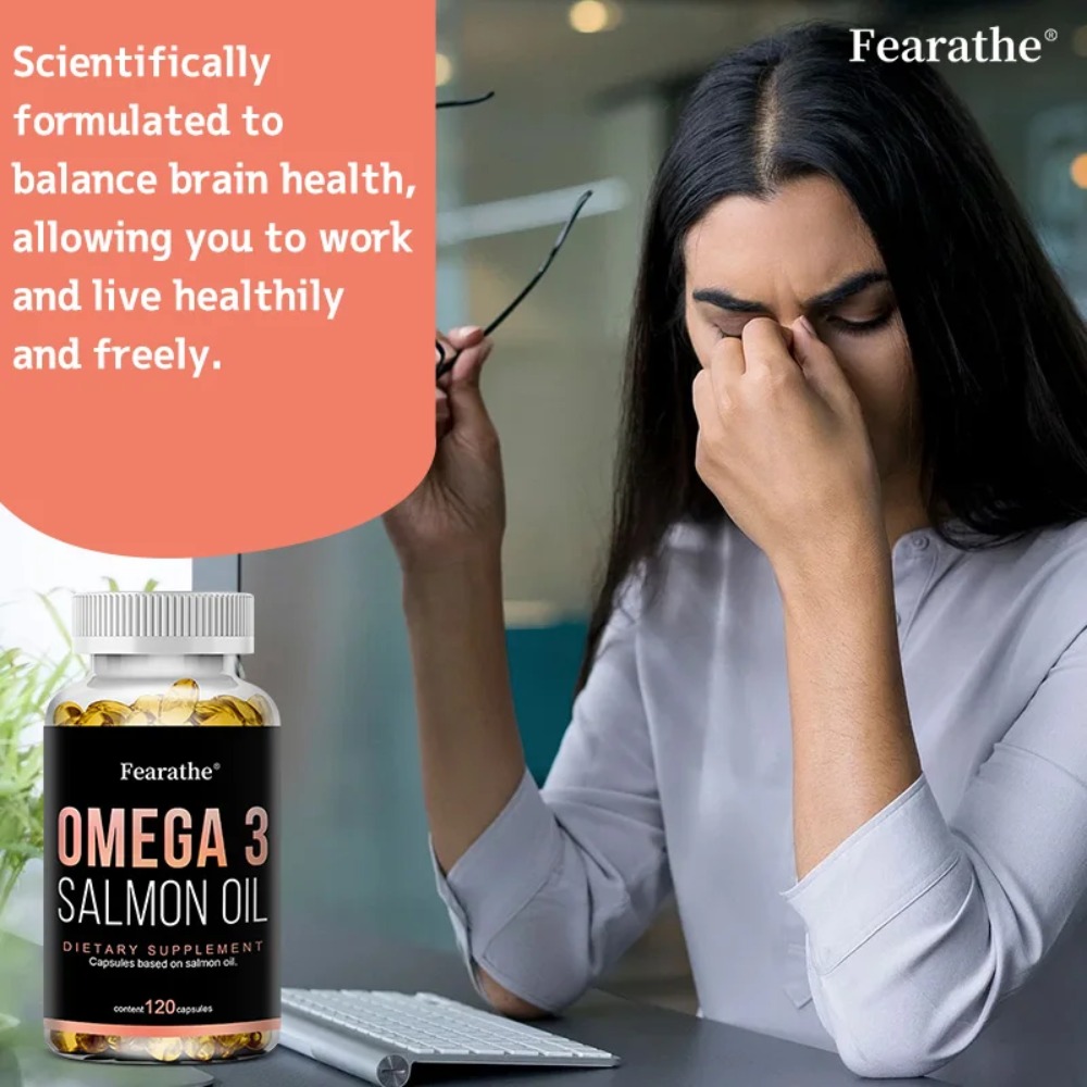 Salmon Fish Oil, 1000mg, 120 S - Omega 3 Fish Oil recension och pris