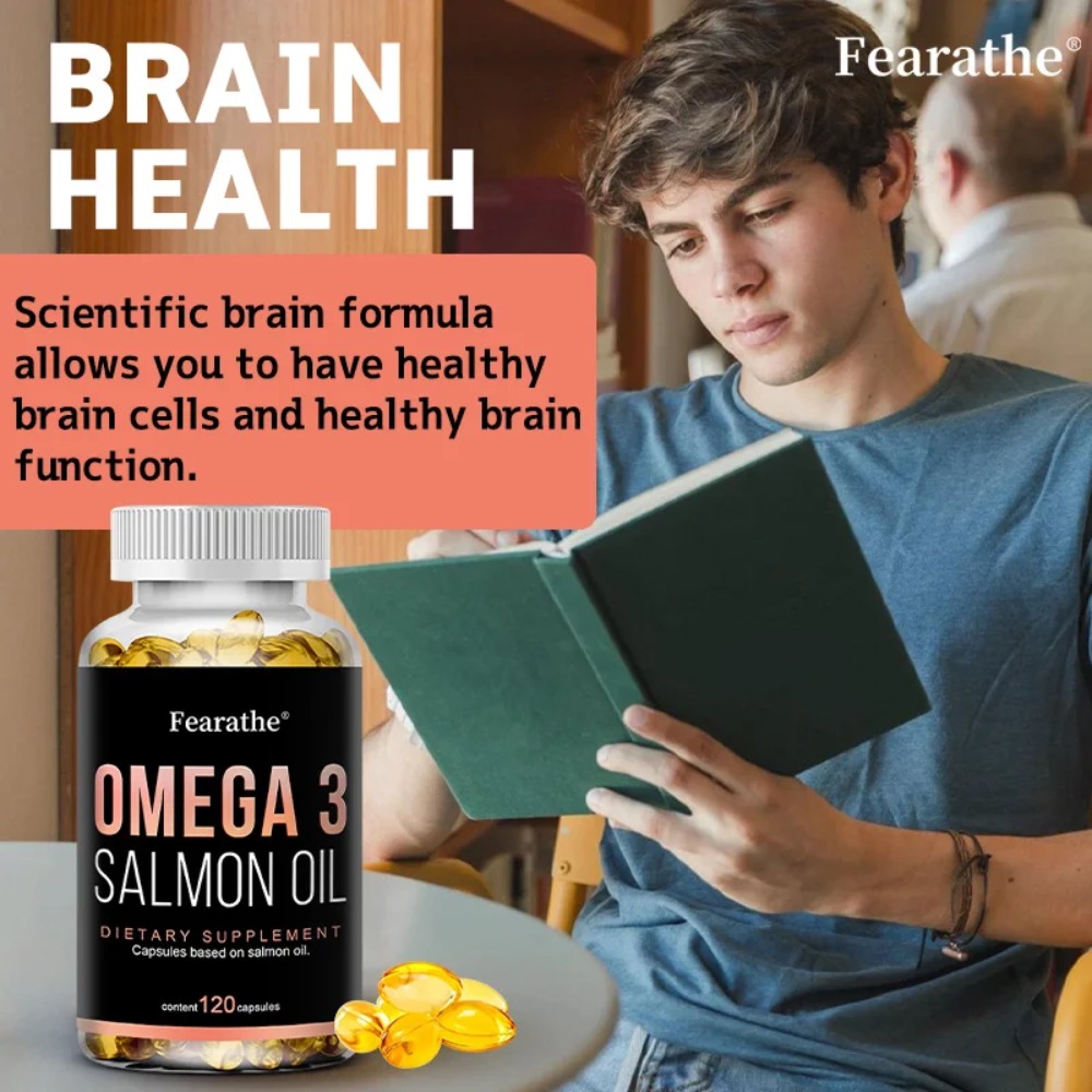 Salmon Fish Oil, 1000mg, 120 S - Omega 3 Fish Oil recension och pris